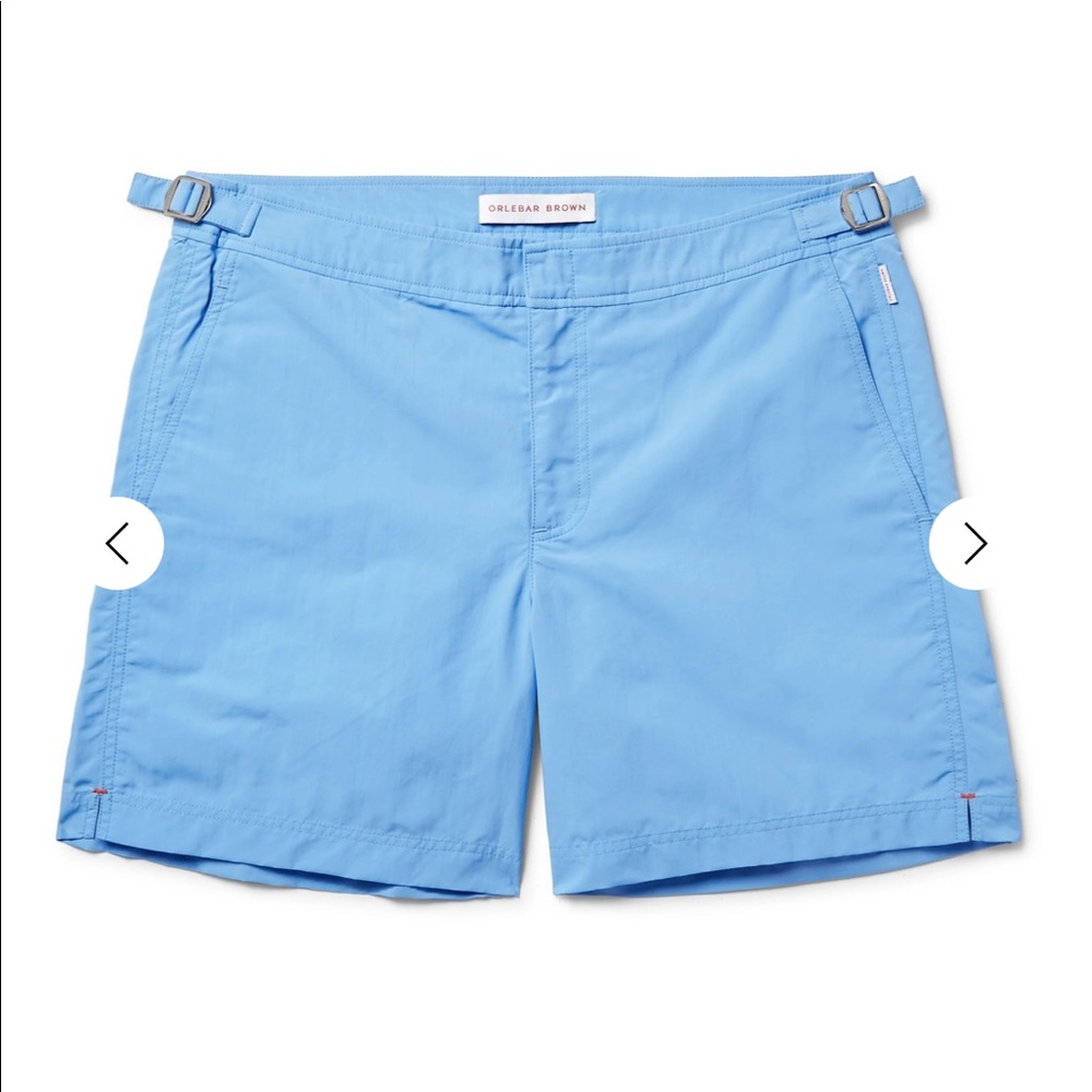 Tailored swim trunks